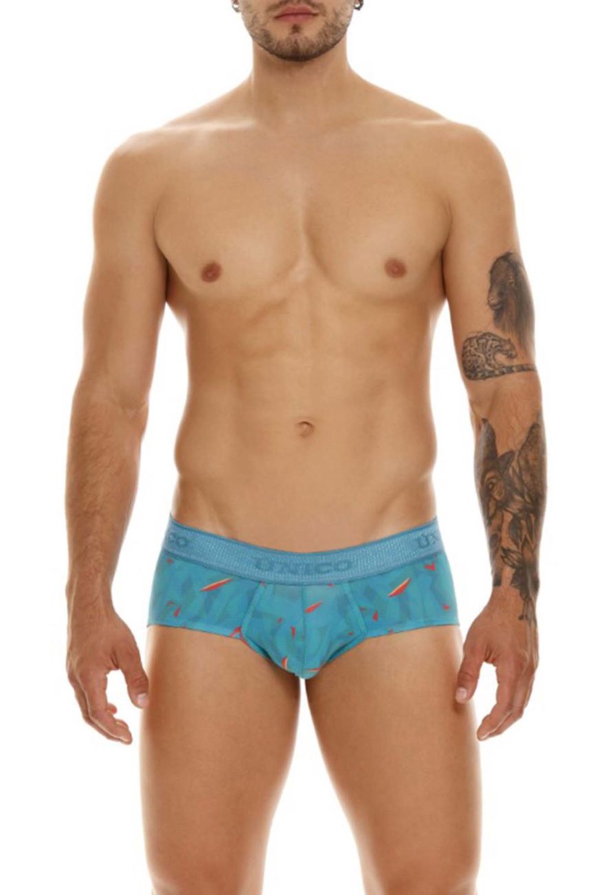 Unico 23050201101 Efige Briefs Color 63-Turquoise - DealByEthan.gay loves Unico