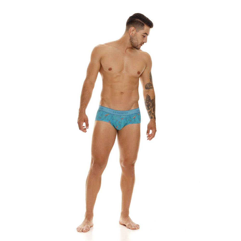Unico 23050201101 Efige Briefs Color 63-Turquoise - DealByEthan.gay loves Unico
