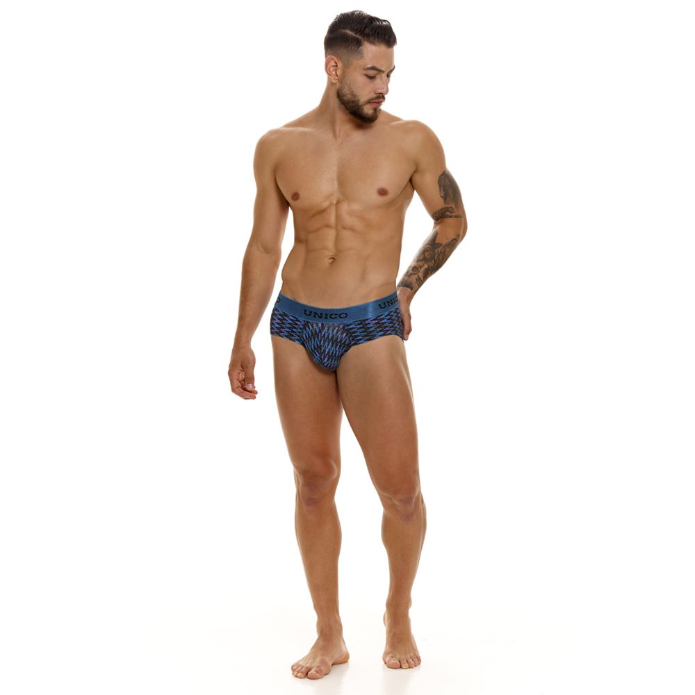 Unico 23080101121 Filamento Briefs Color 46-Blue - DealByEthan.gay loves Unico