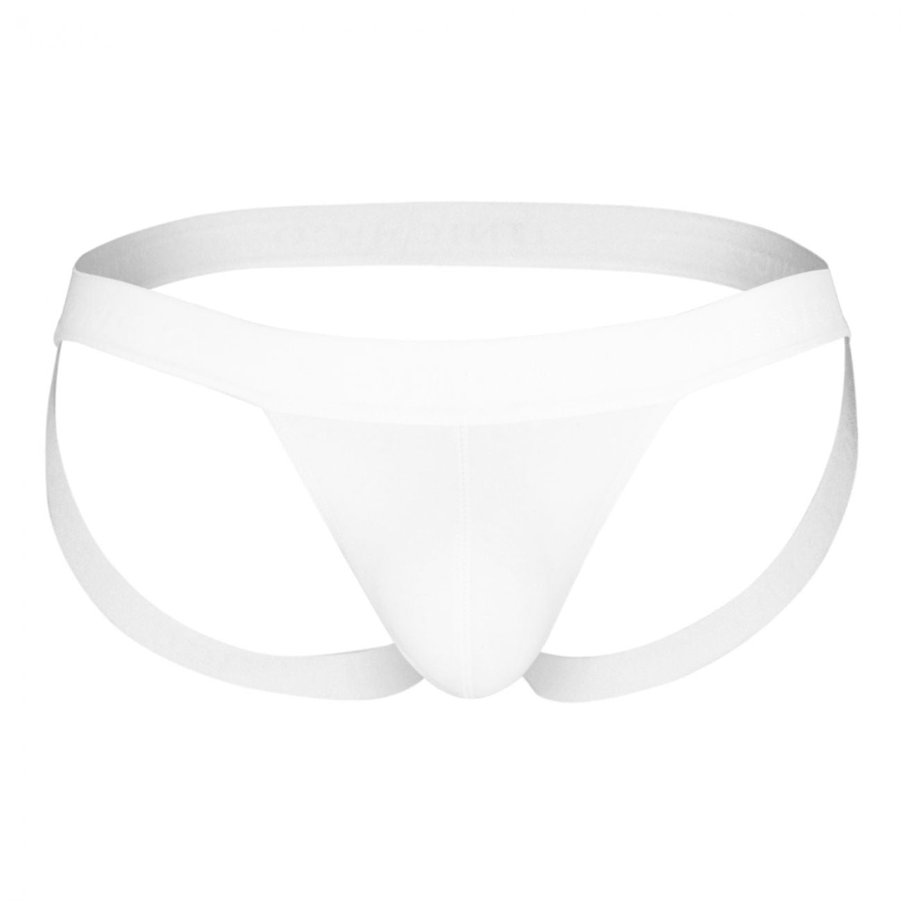 Unico 9610020100 (9612010120100) Jockstrap Cristalino Cotton Color White - DealByEthan.gay loves Unico