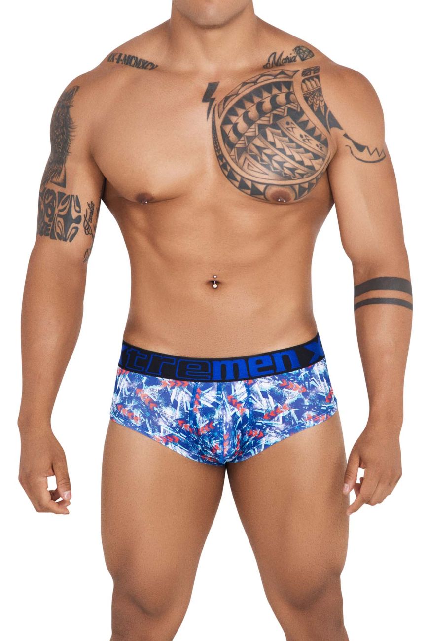 Xtremen 41313 Printed Briefs Color Royal - DealByEthan.gay loves Xtremen