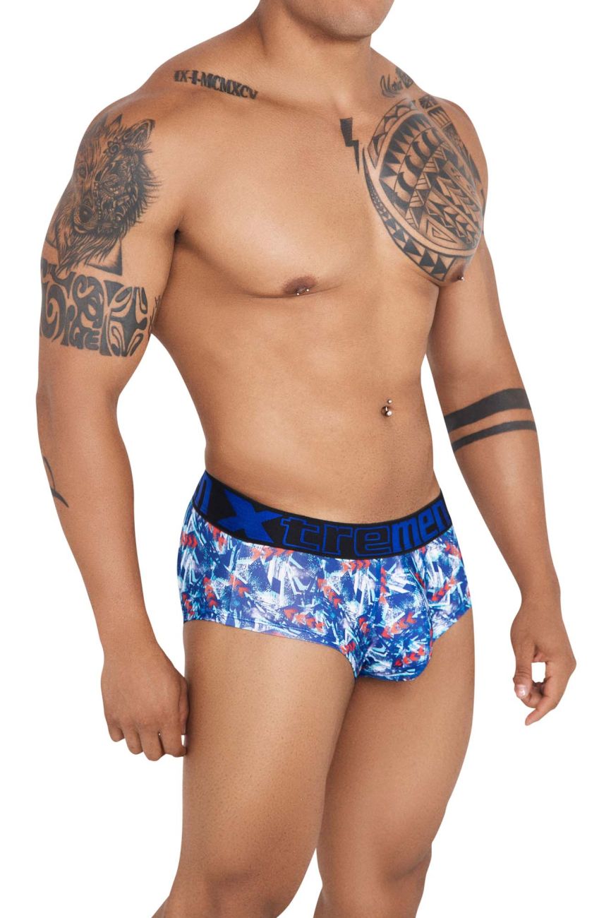 Xtremen 41313 Printed Briefs Color Royal - DealByEthan.gay loves Xtremen
