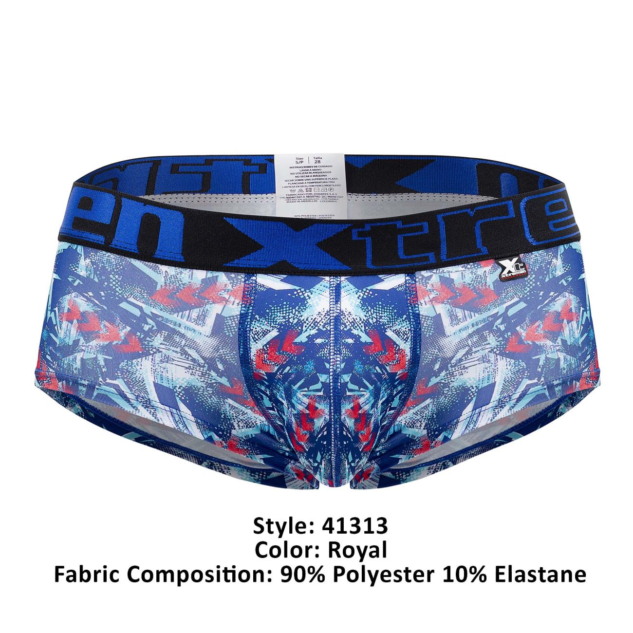 Xtremen 41313 Printed Briefs Color Royal - DealByEthan.gay loves Xtremen