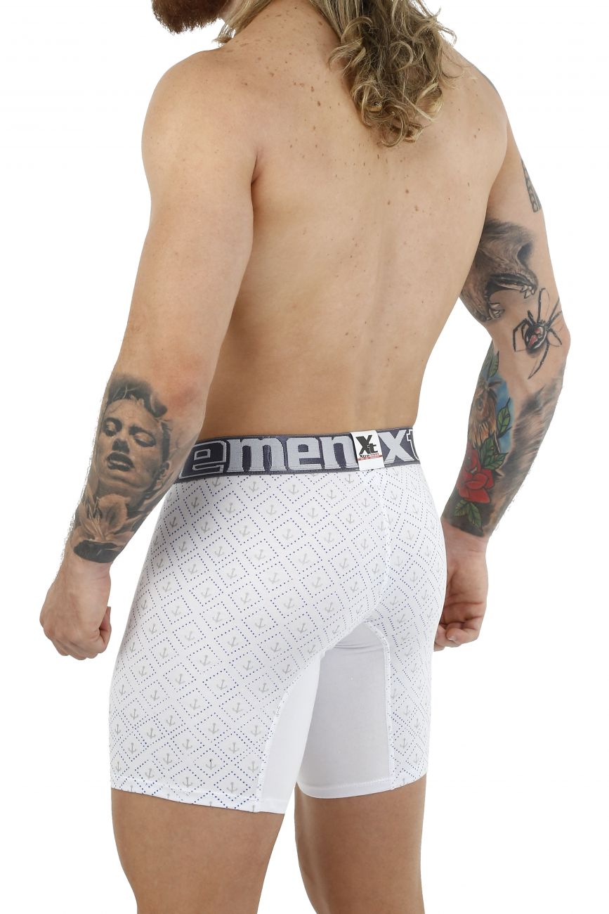 Xtremen 51461 Cotton Boxer Briefs Color White - DealByEthan.gay loves Xtremen