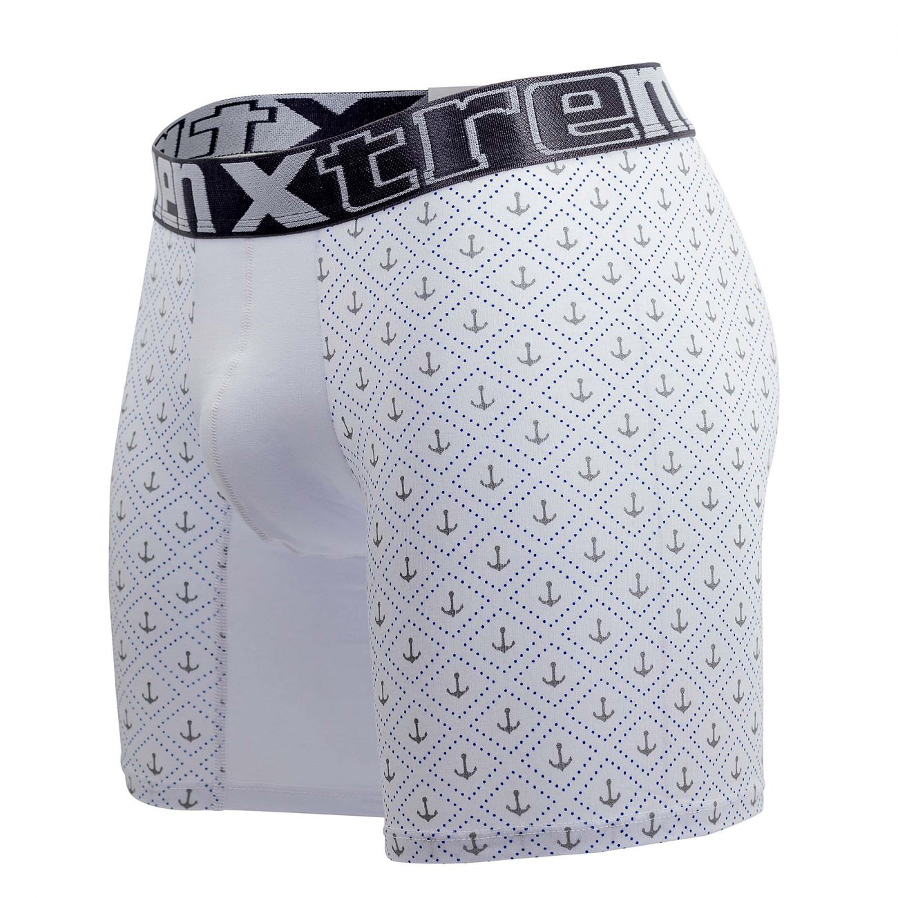 Xtremen 51461 Cotton Boxer Briefs Color White - DealByEthan.gay loves Xtremen