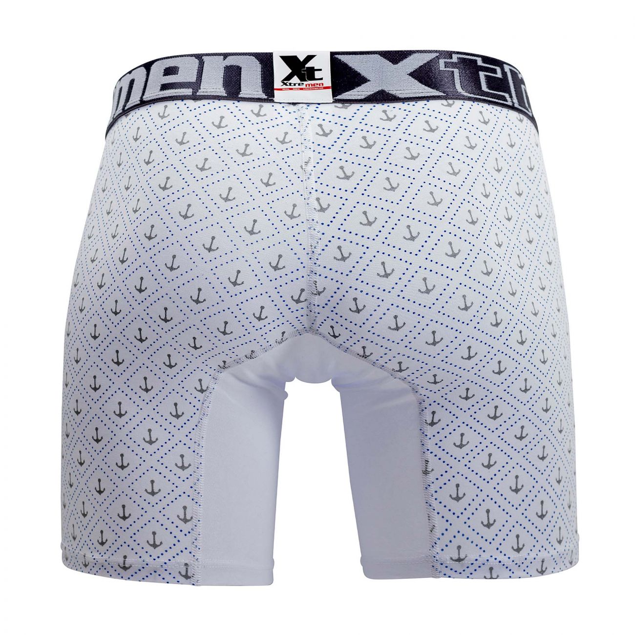 Xtremen 51461 Cotton Boxer Briefs Color White - DealByEthan.gay loves Xtremen