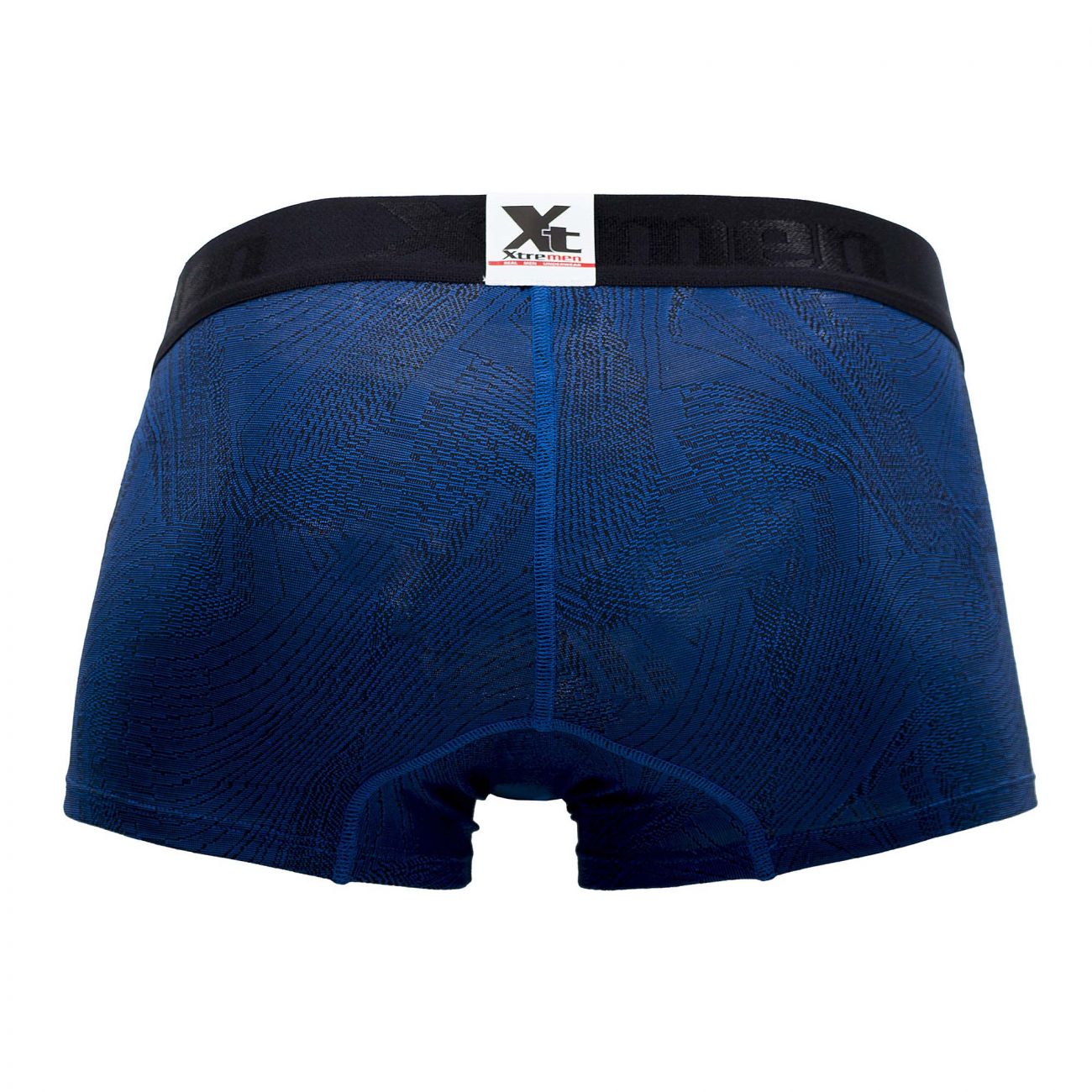 Xtremen 51477C Microfiber Jacquard Trunks Color Blue - DealByEthan.gay loves Xtremen