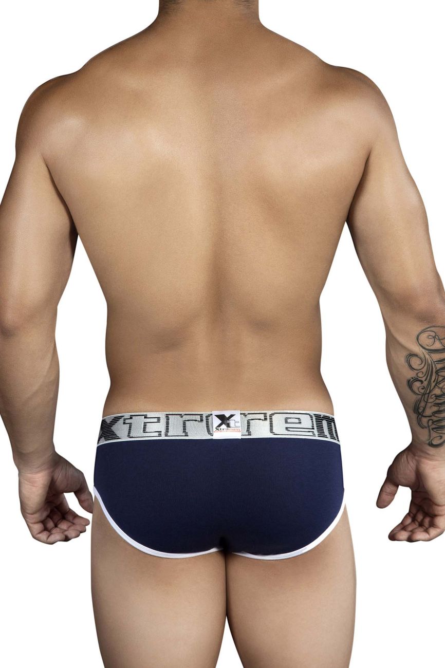 Xtremen 91014-3 3PK Briefs Color Blue-Gray-Blue - DealByEthan.gay loves Xtremen