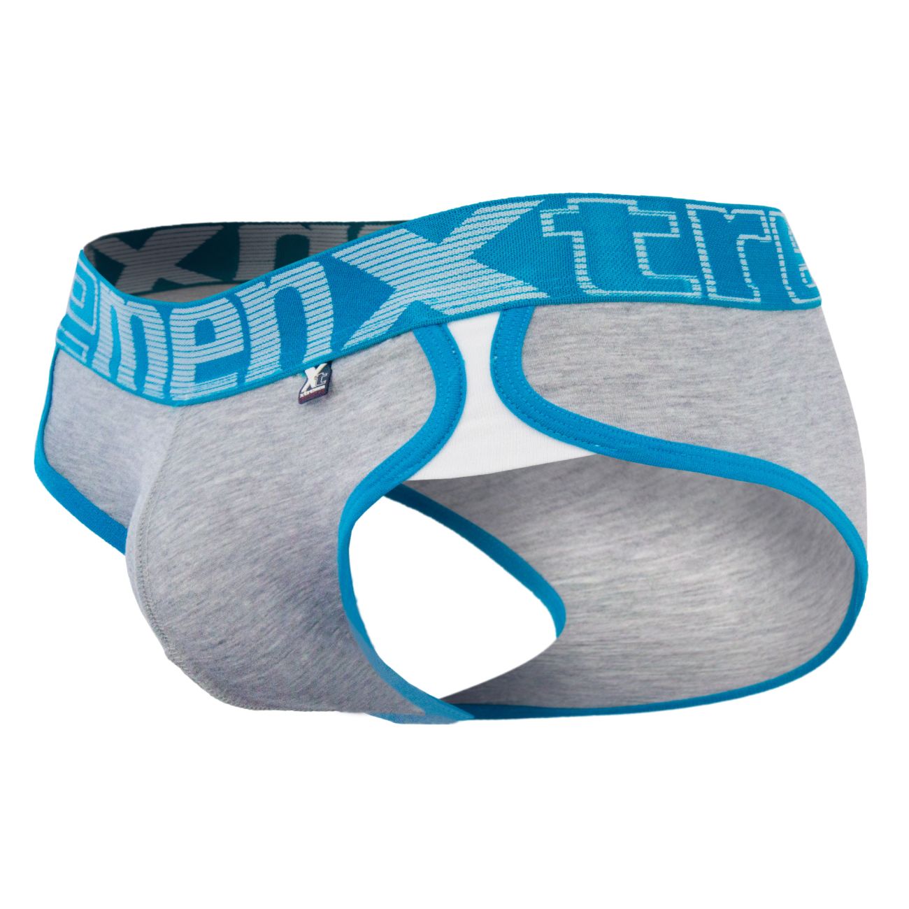 Xtremen 91014-3 3PK Briefs Color Blue-Gray-Blue - DealByEthan.gay loves Xtremen