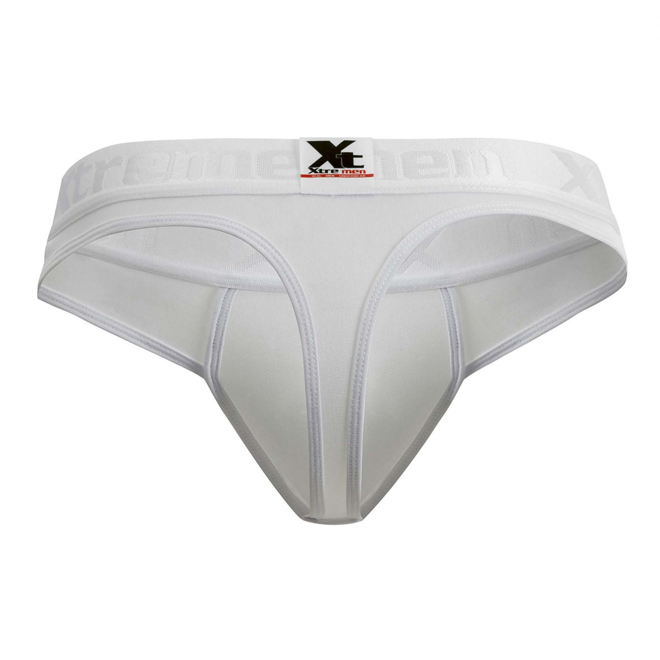 Xtremen 91031-3 3PK Piping Thongs Color White - DealByEthan.gay loves Xtremen