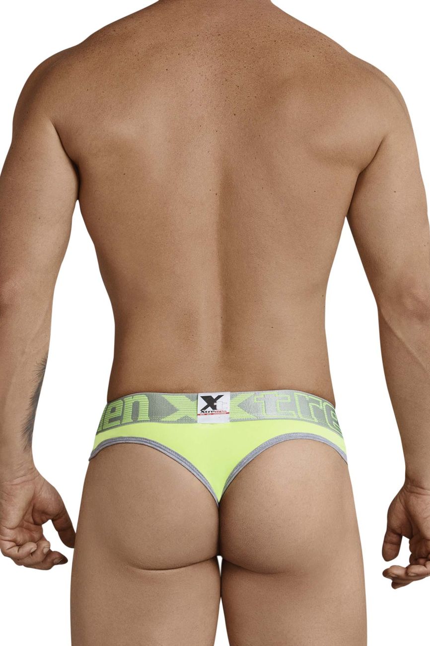 Xtremen 91031-3 3PK Thongs Color Green-White-Blue - DealByEthan.gay loves Xtremen