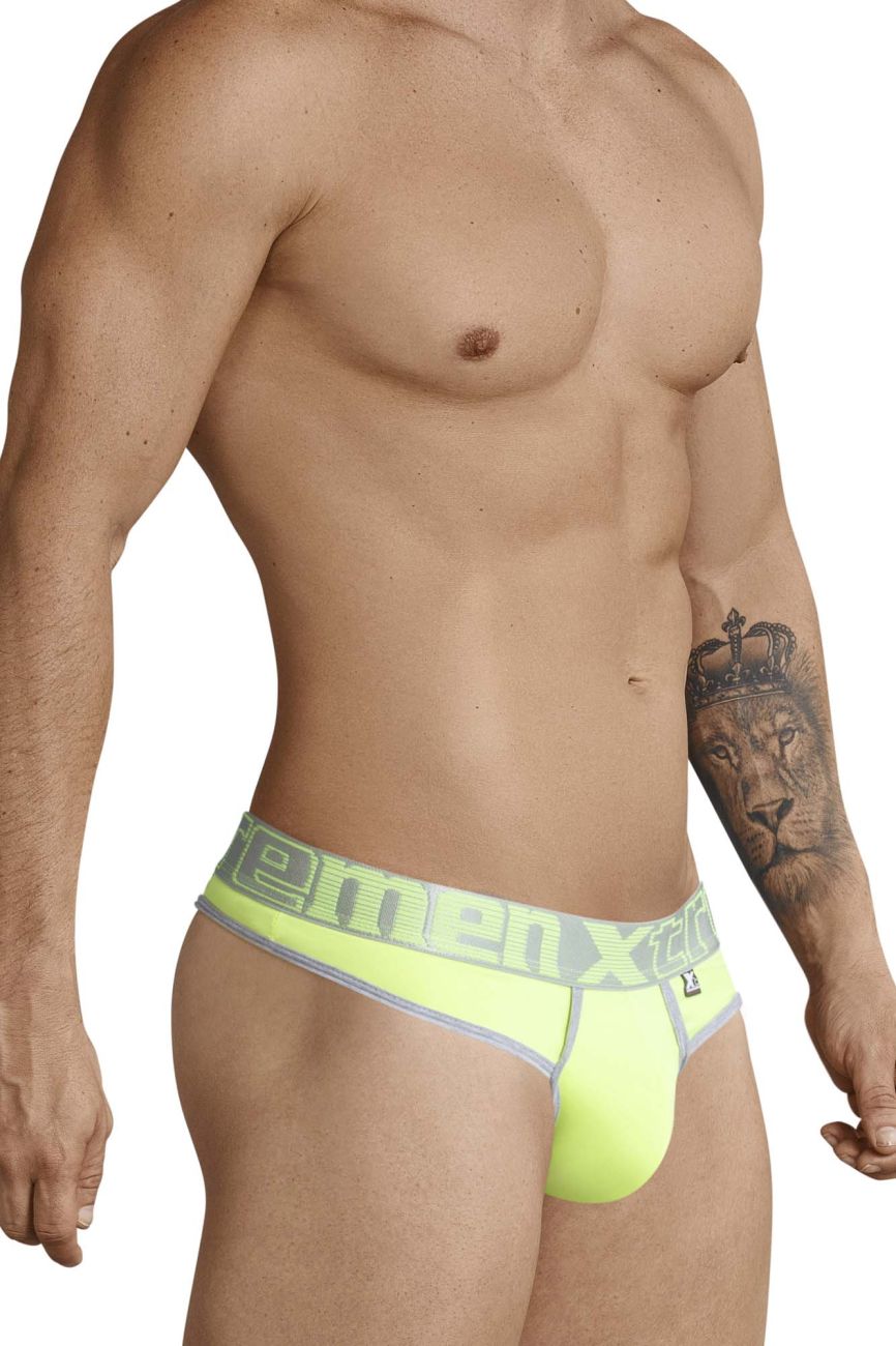 Xtremen 91031-3 3PK Thongs Color Green-White-Blue - DealByEthan.gay loves Xtremen
