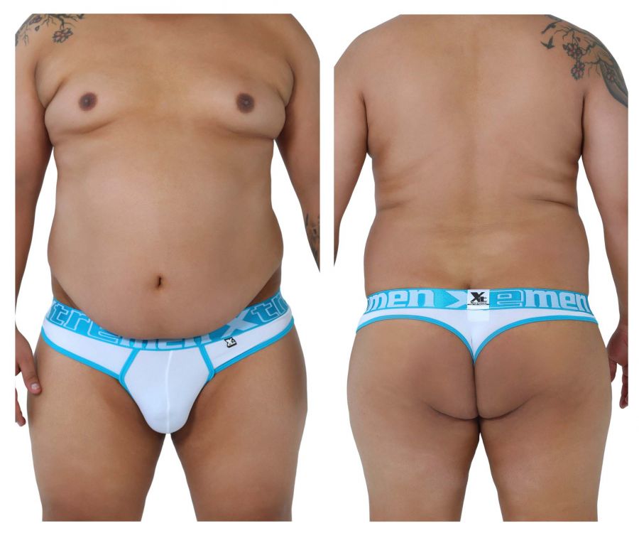 Xtremen 91031X Piping Thongs Color White - DealByEthan.gay loves Xtremen