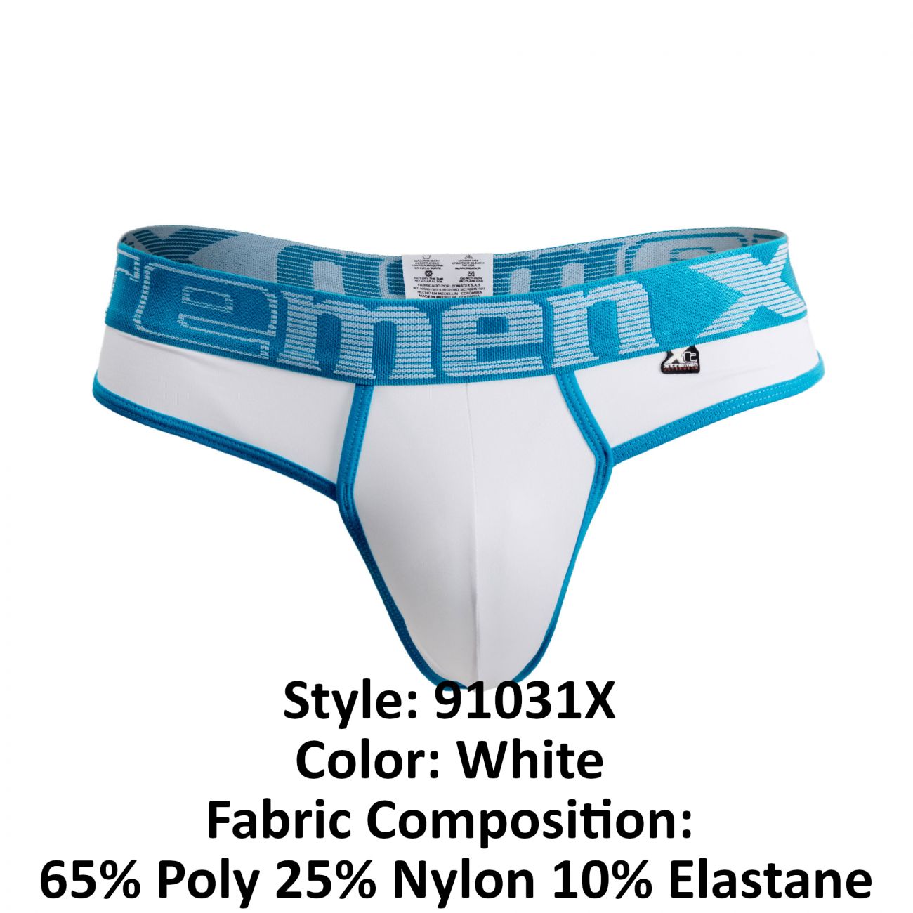 Xtremen 91031X Piping Thongs Color White - DealByEthan.gay loves Xtremen