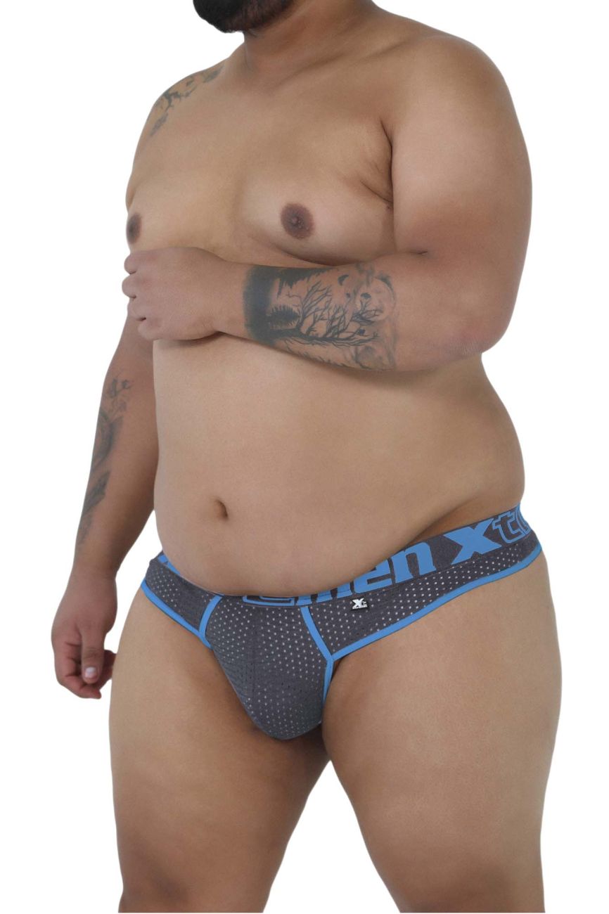 Xtremen 91036X-3 3PK Thongs Color White-Gray-Blue - DealByEthan.gay loves Xtremen