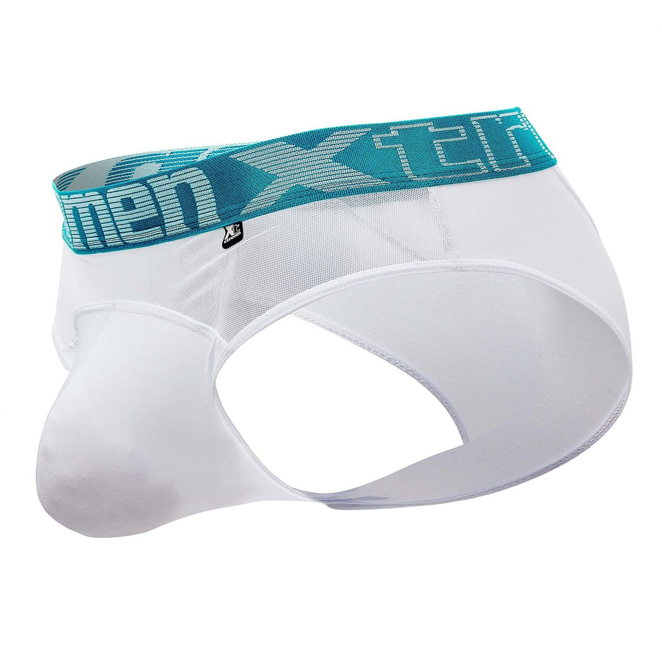Xtremen 91059 Peekaboo Mesh Briefs Color White - DealByEthan.gay loves Xtremen