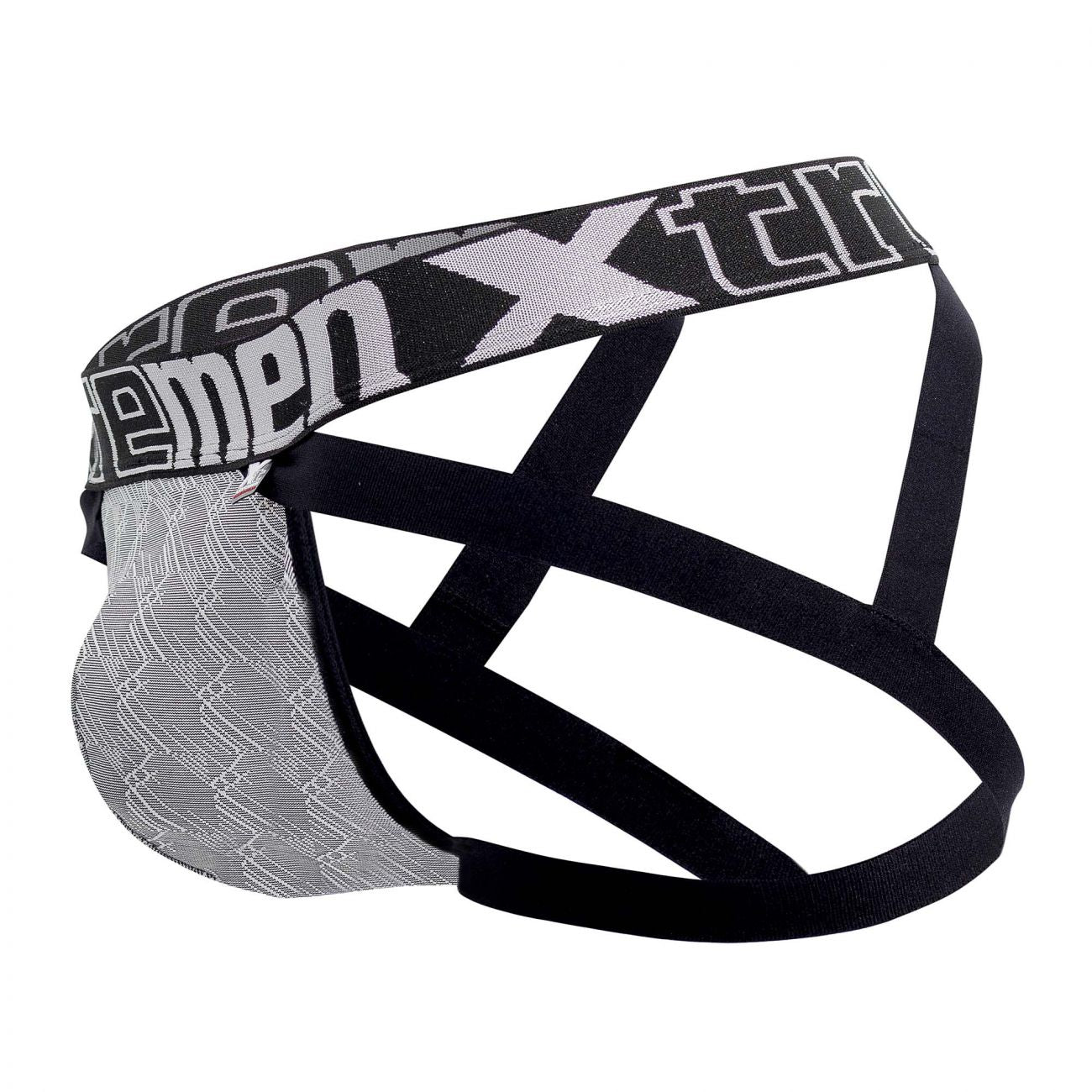 Xtremen 91069 Microfiber Jacquard Jockstrap Color Gray - DealByEthan.gay loves Xtremen