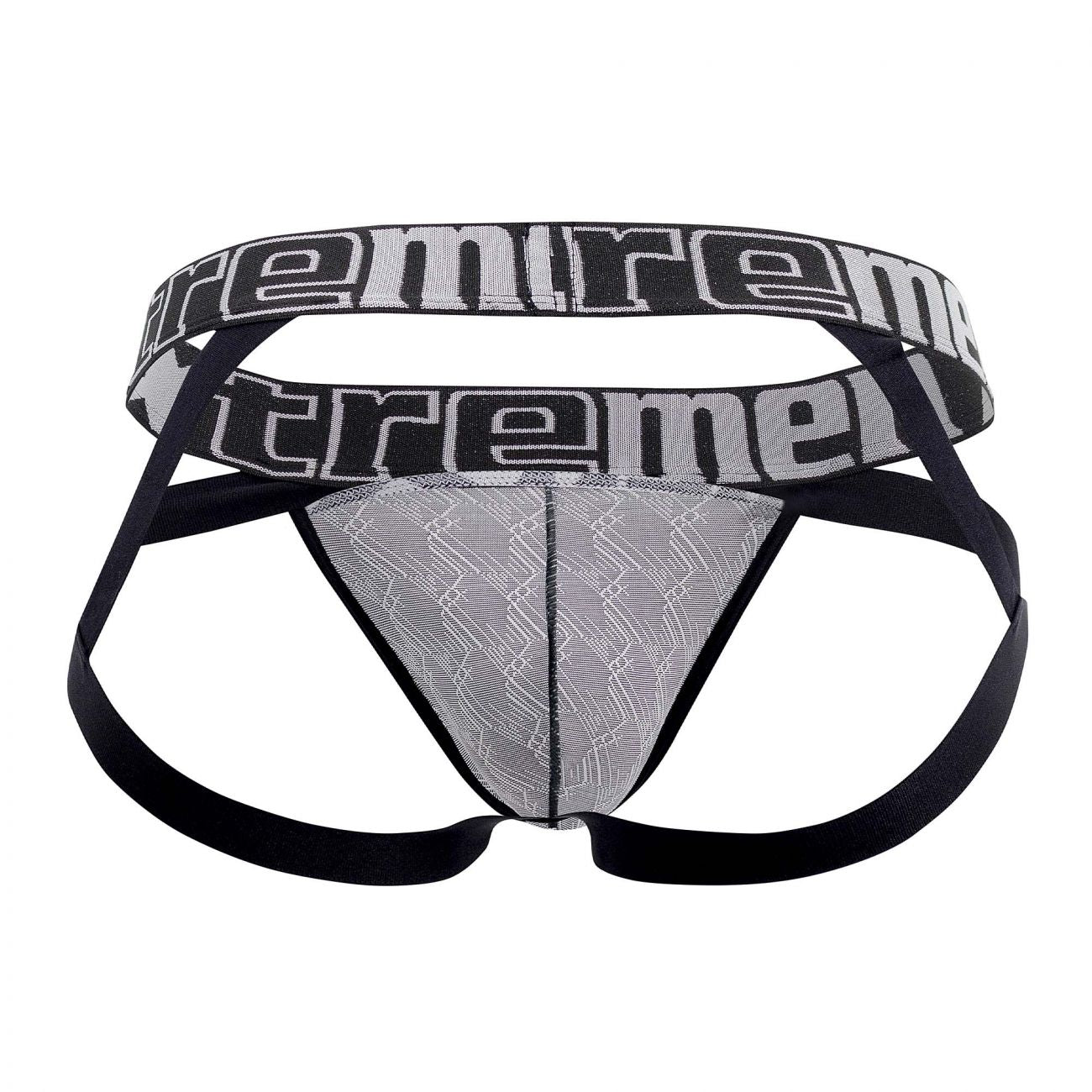Xtremen 91069 Microfiber Jacquard Jockstrap Color Gray - DealByEthan.gay loves Xtremen