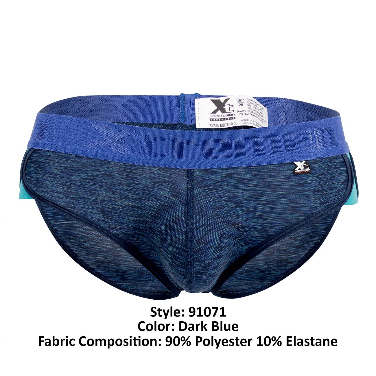 Xtremen 91071 Microfiber Sports Briefs Color Dark Blue - DealByEthan.gay loves Xtremen