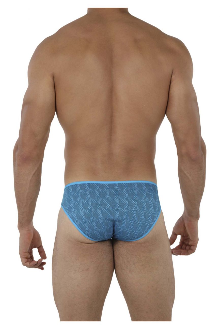 Xtremen 91075 Microfiber Jacquard Briefs Color Turquoise - DealByEthan.gay loves Xtremen