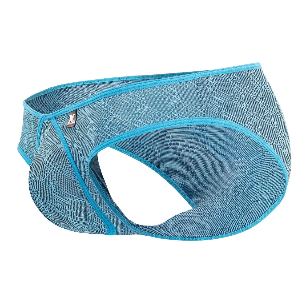 Xtremen 91075 Microfiber Jacquard Briefs Color Turquoise - DealByEthan.gay loves Xtremen