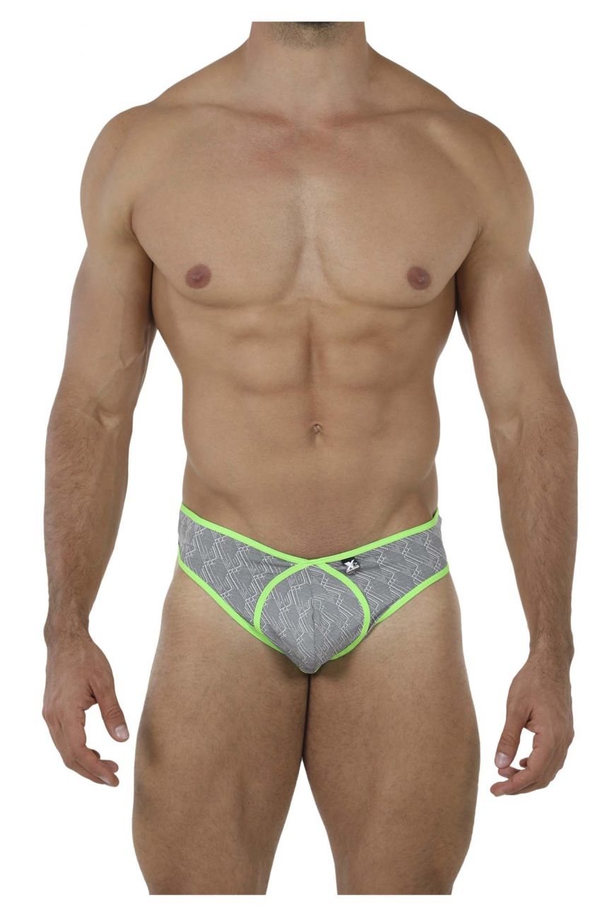 Xtremen 91077 Microfiber Jacquard Thongs Color Gray - DealByEthan.gay loves Xtremen