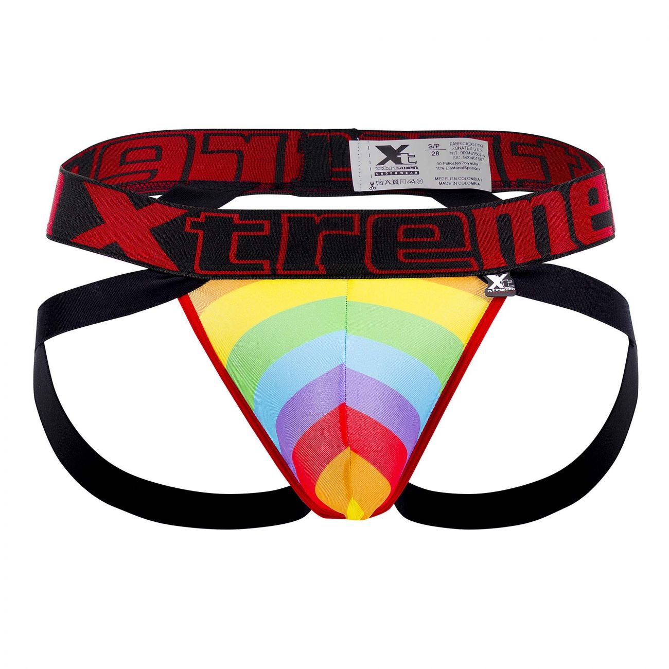 Xtremen 91083 Microfiber Pride Jockstrap Color Red - DealByEthan.gay loves Xtremen