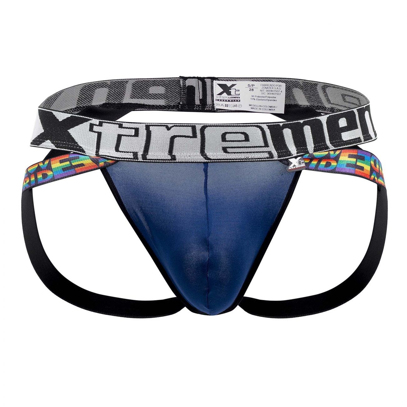 Xtremen 91084 Microfiber Pride Jockstrap Color Blue - DealByEthan.gay loves Xtremen