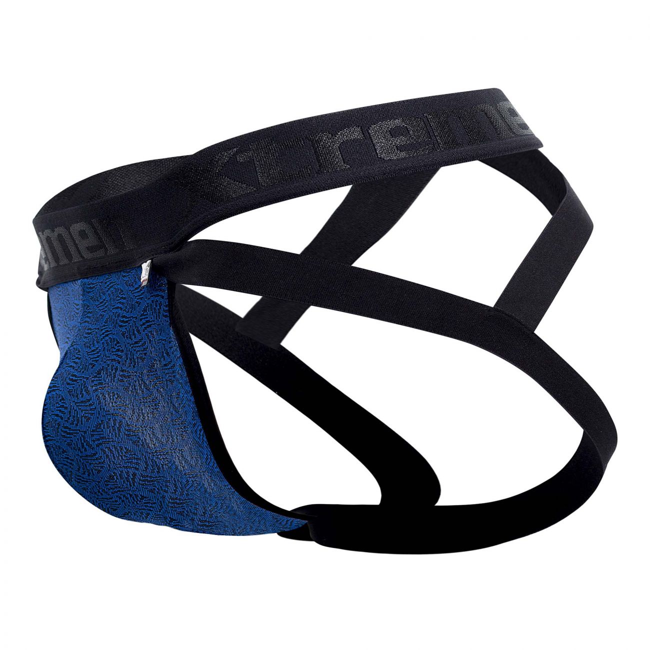 Xtremen 91085 Microfiber Jacquard Jockstrap Color Royal - DealByEthan.gay loves Xtremen