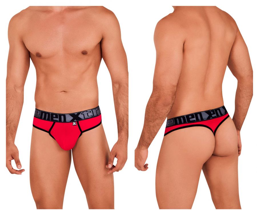 Xtremen 91094 Microfiber Thongs Color Red - DealByEthan.gay loves Xtremen