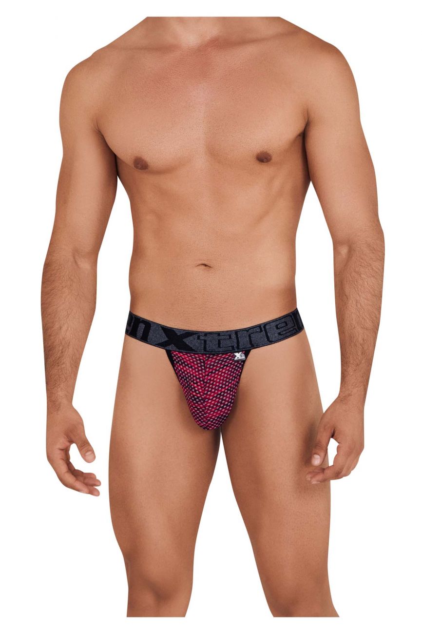 Xtremen 91098 Microfiber Mesh Bikini Color Red - DealByEthan.gay loves Xtremen