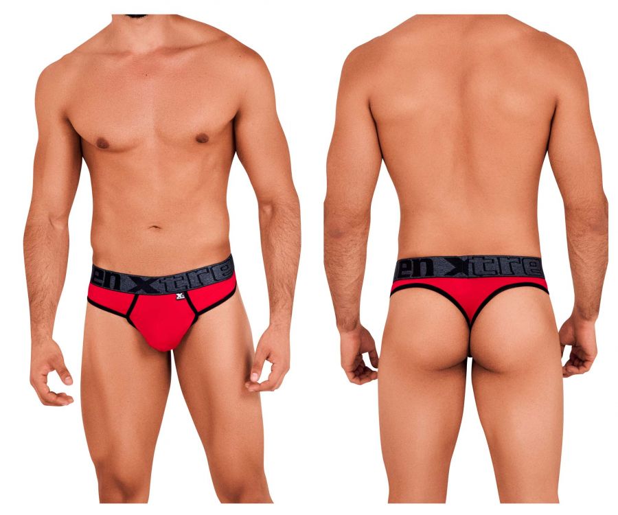 Xtremen 91101 Microfiber Thongs Color Red - DealByEthan.gay loves Xtremen