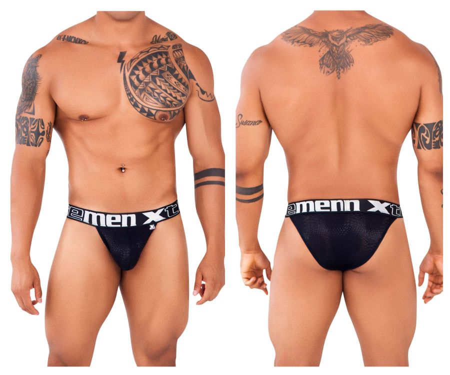 Xtremen 91122 Lace Bikini Color Black - DealByEthan.gay loves Xtremen