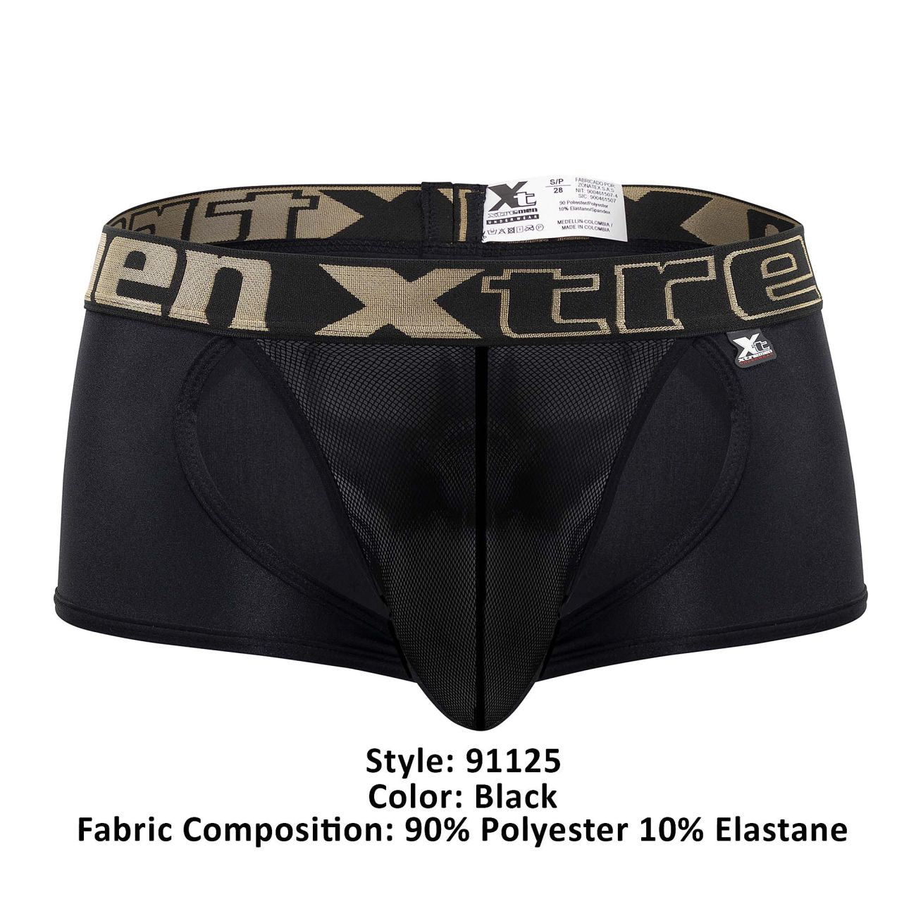 Xtremen 91125 Mesh Trunks Color Black - DealByEthan.gay loves Xtremen