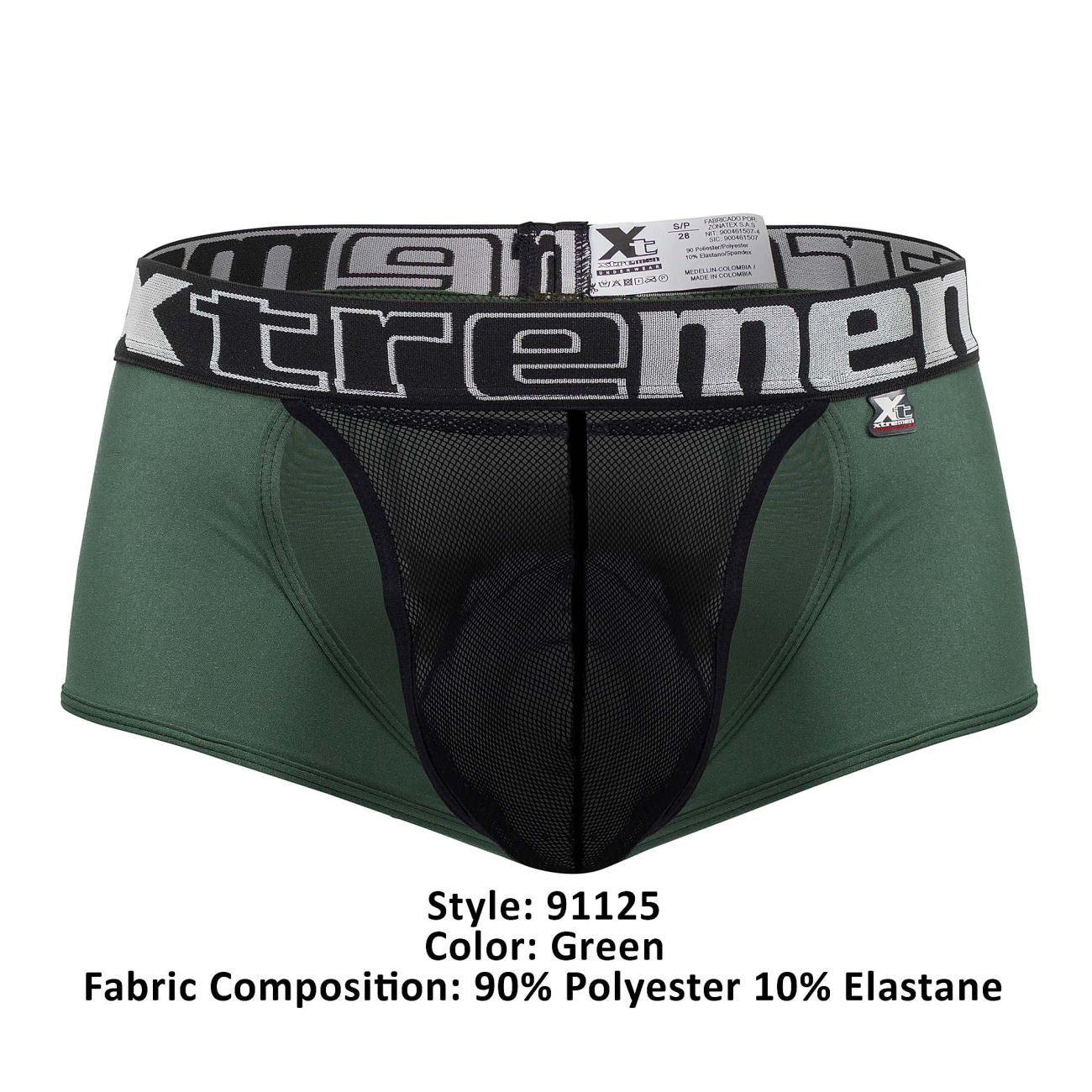 Xtremen 91125 Mesh Trunks Color Green - DealByEthan.gay loves Xtremen