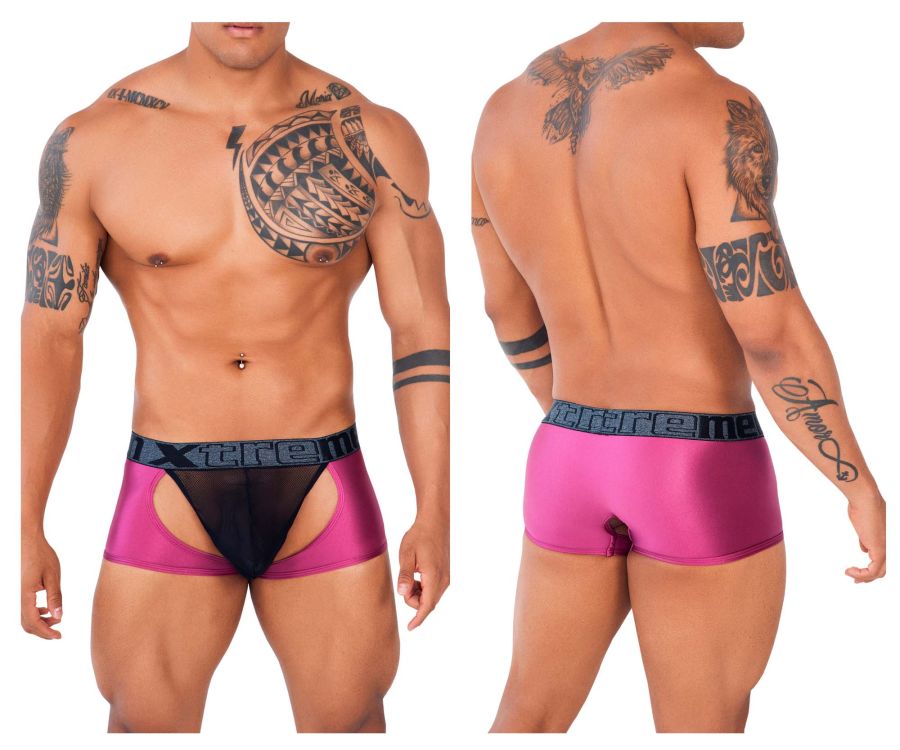 Xtremen 91125 Mesh Trunks Color Violet - DealByEthan.gay loves Xtremen