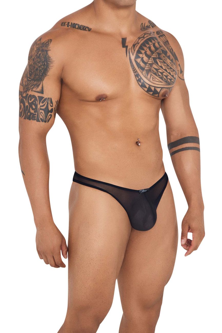 Xtremen 91126 Mesh Thongs Color Black - DealByEthan.gay loves Xtremen