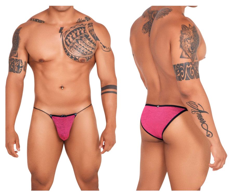 Xtremen 91132 Mesh Bikini Color Fuchsia - DealByEthan.gay loves Xtremen