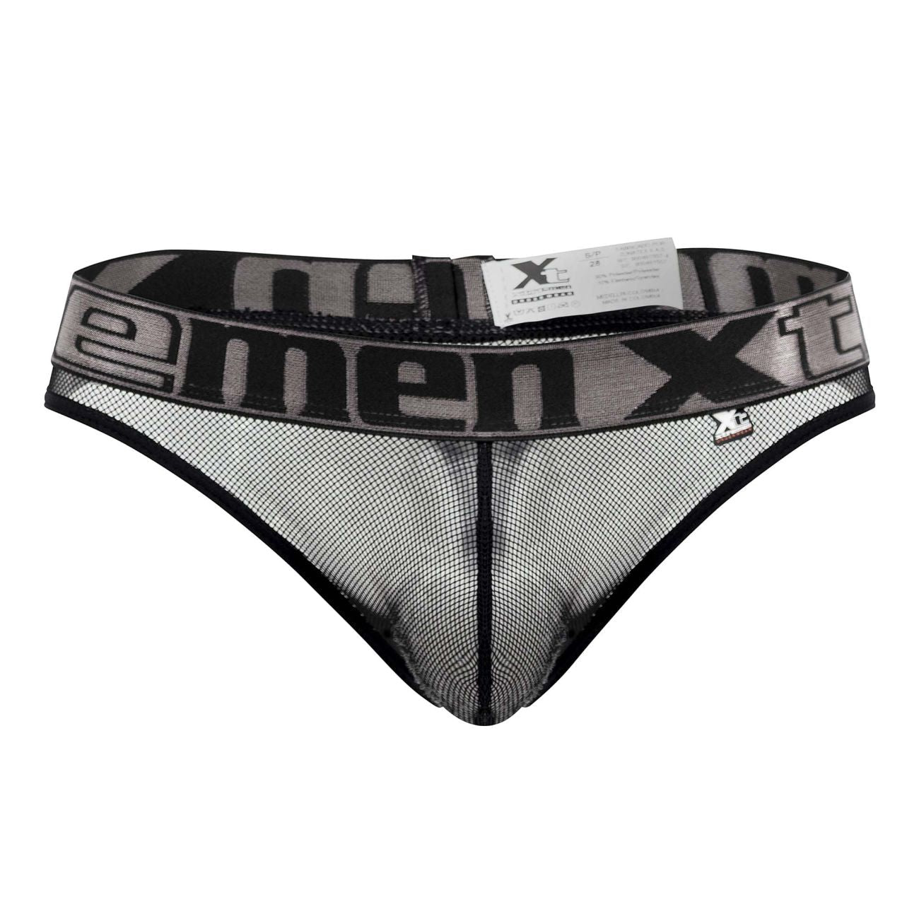 Xtremen 91137 Mesh Thongs Color Black - DealByEthan.gay loves Xtremen