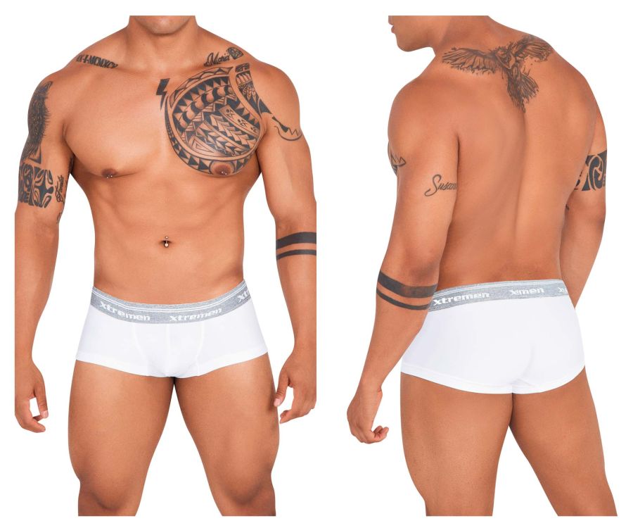 Xtremen 91140 Ultra-soft Trunks Color White - DealByEthan.gay loves Xtremen