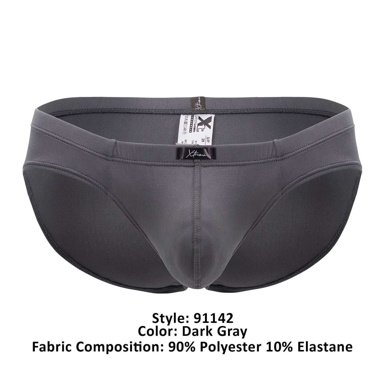 Xtremen 91142 Ultra-soft Briefs Color Dark Gray - DealByEthan.gay loves Xtremen