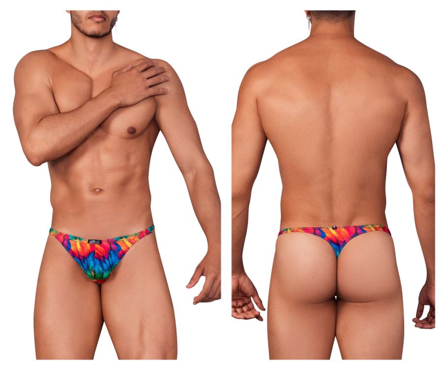 Xtremen 91146 Printed Microfiber Thongs Color Rainbow Prism - DealByEthan.gay loves Xtremen