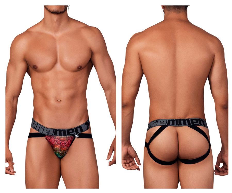 Xtremen 91148 Printed Microfiber Jockstrap Color Mandala - DealByEthan.gay loves Xtremen