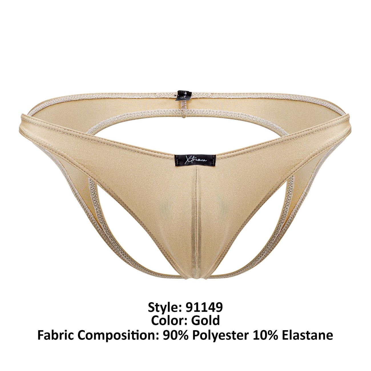 Xtremen 91149 Destellante Jockstrap Color Gold - DealByEthan.gay loves Xtremen