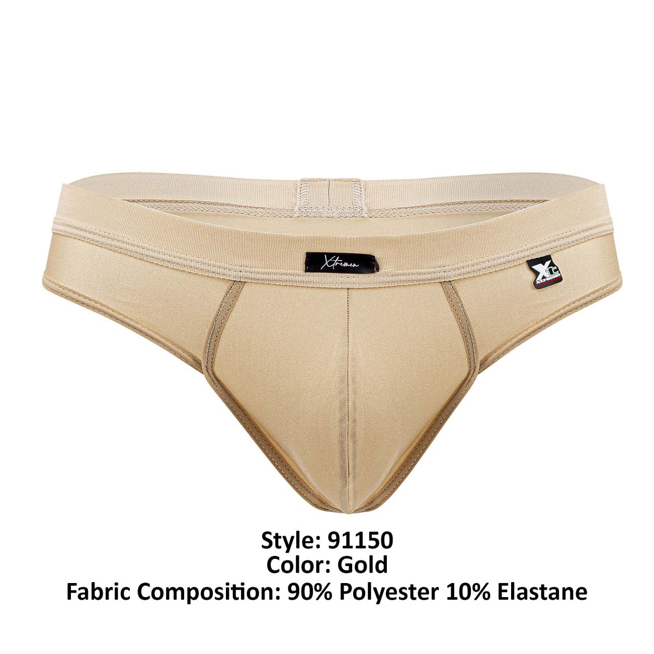 Xtremen 91150 Destellante Thongs Color Gold - DealByEthan.gay loves Xtremen
