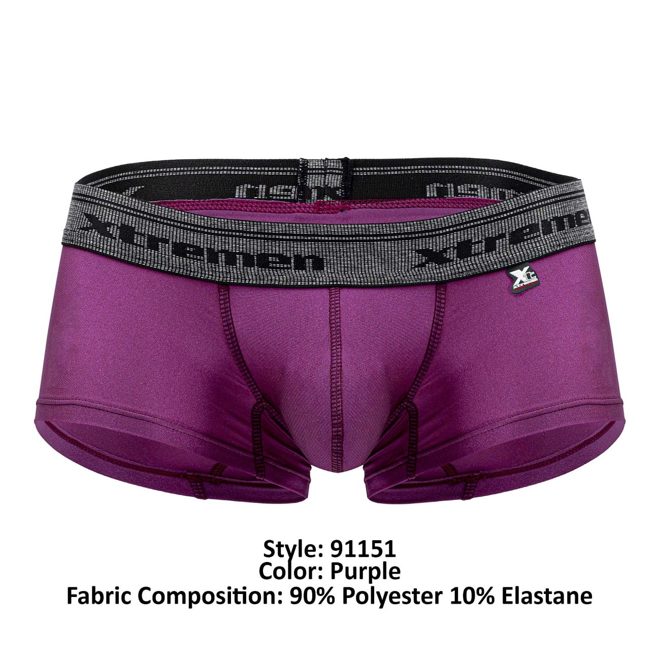 Xtremen 91151 Destellante Trunks Color Purple - DealByEthan.gay loves Xtremen