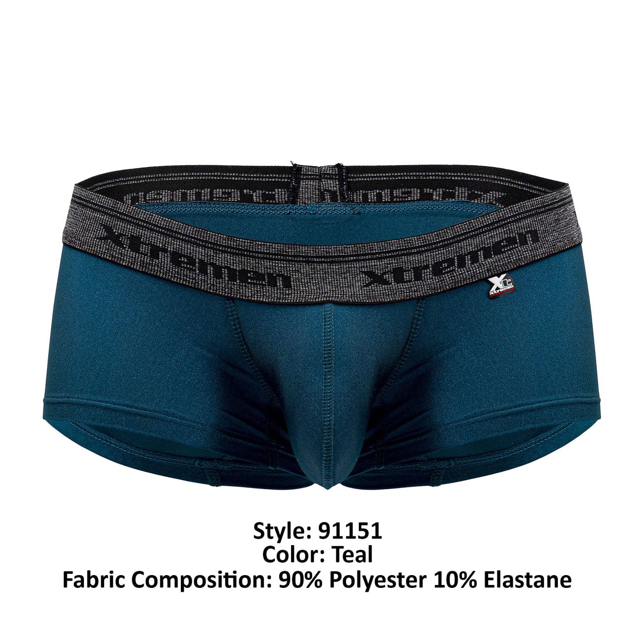 Xtremen 91151 Destellante Trunks Color Teal - DealByEthan.gay loves Xtremen