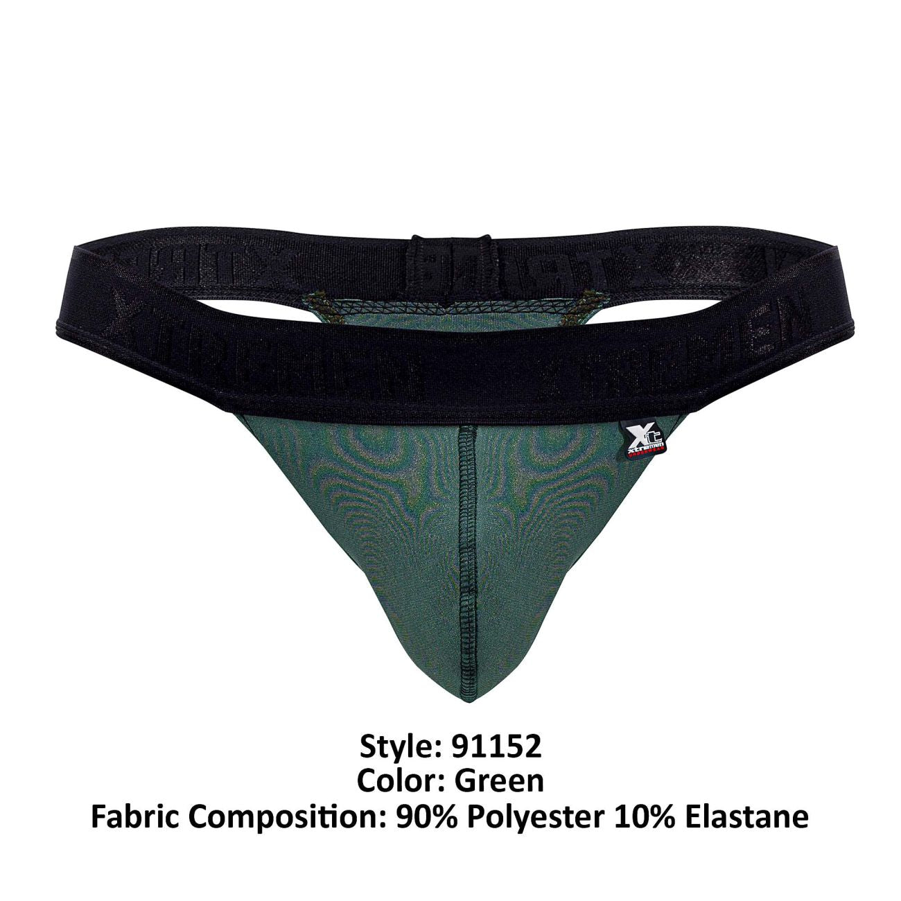 Xtremen 91152 Destellante Thongs Color Green - DealByEthan.gay loves Xtremen