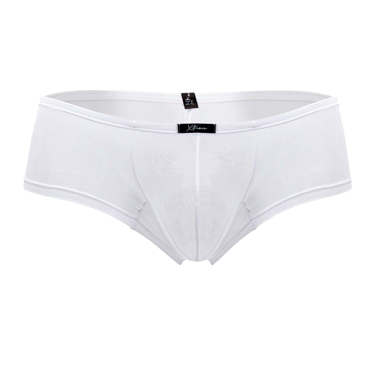 Xtremen 91154 Tulle mesh Trunks Color White - DealByEthan.gay loves Xtremen