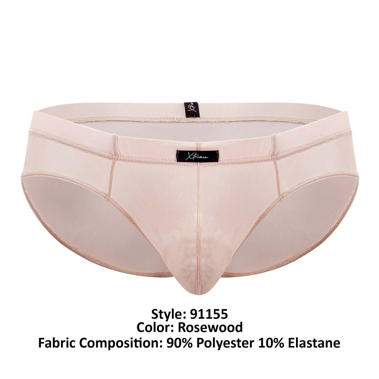 Xtremen 91155 Solid Briefs Color Rosewood - DealByEthan.gay loves Xtremen